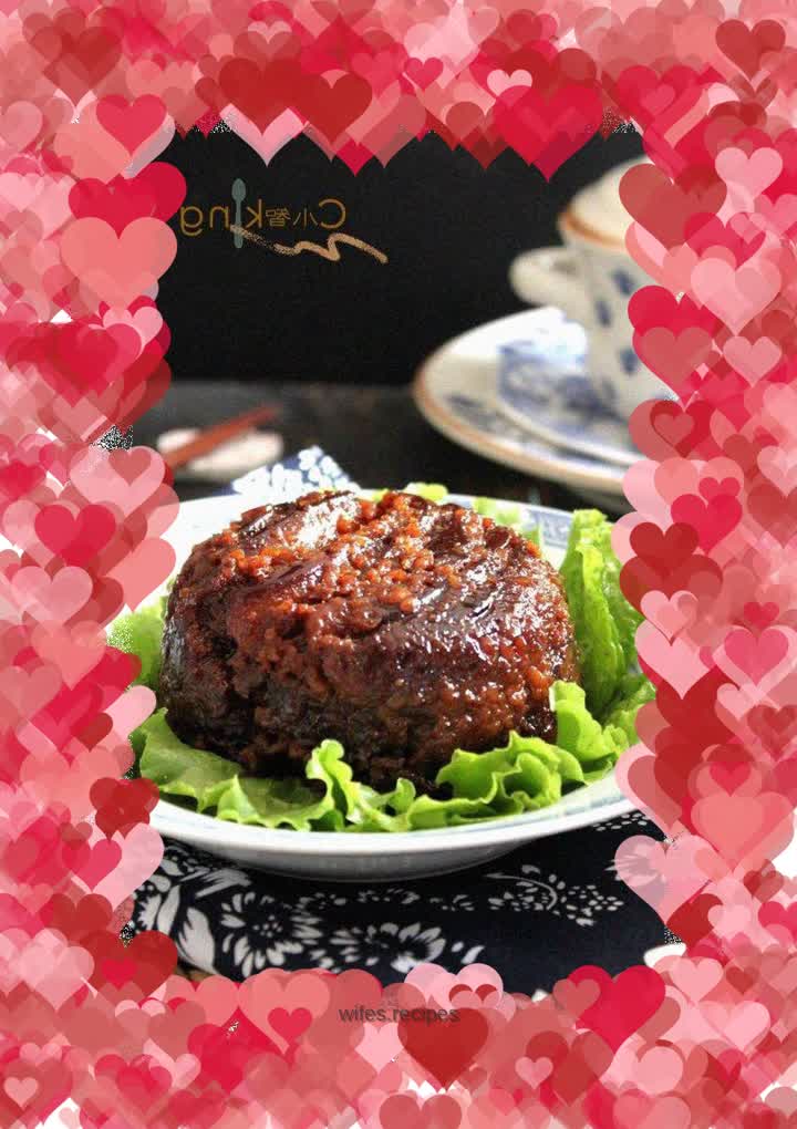 Rice vermicelli and meat