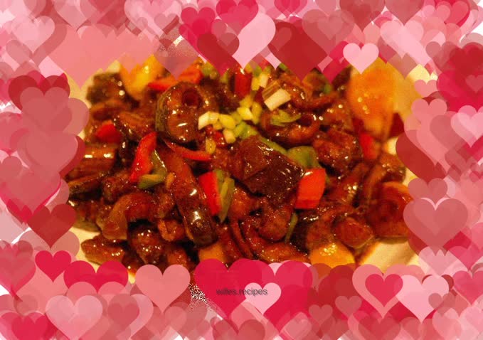 Braised eel with onion and garlic