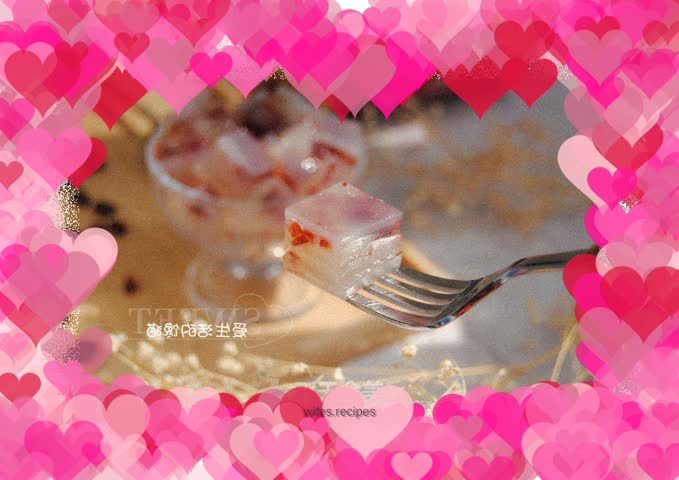 Cranberry Water chestnut cake