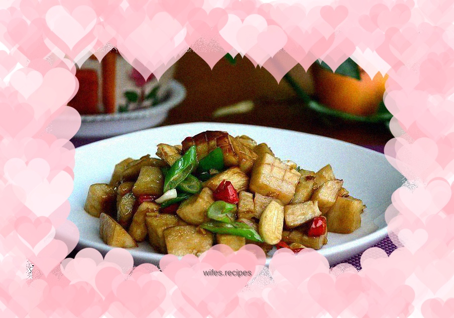 King Oyster Mushroom in Abalone Sauce