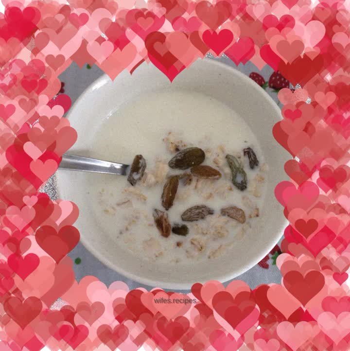 Raisin Oatmeal Milk