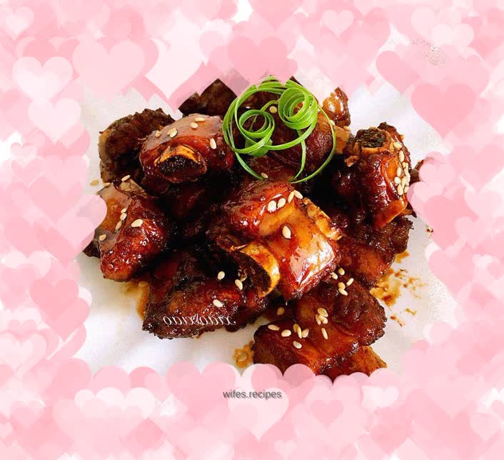 Sweet and Sour Pork Ribs in Carrot Soup