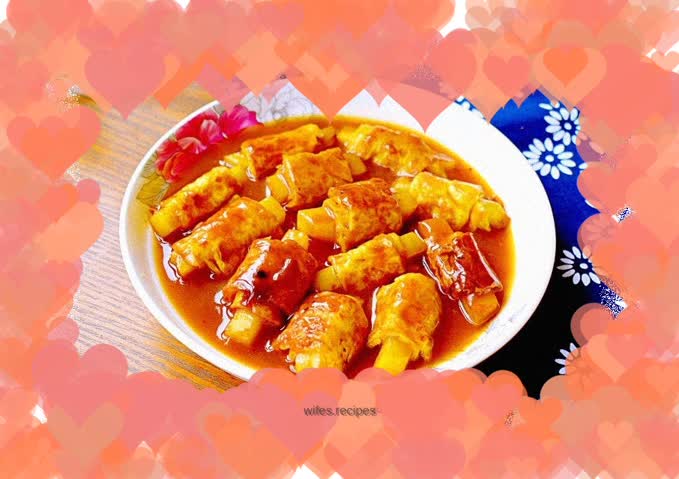 Vegetarian pork ribs that look just like the real ones