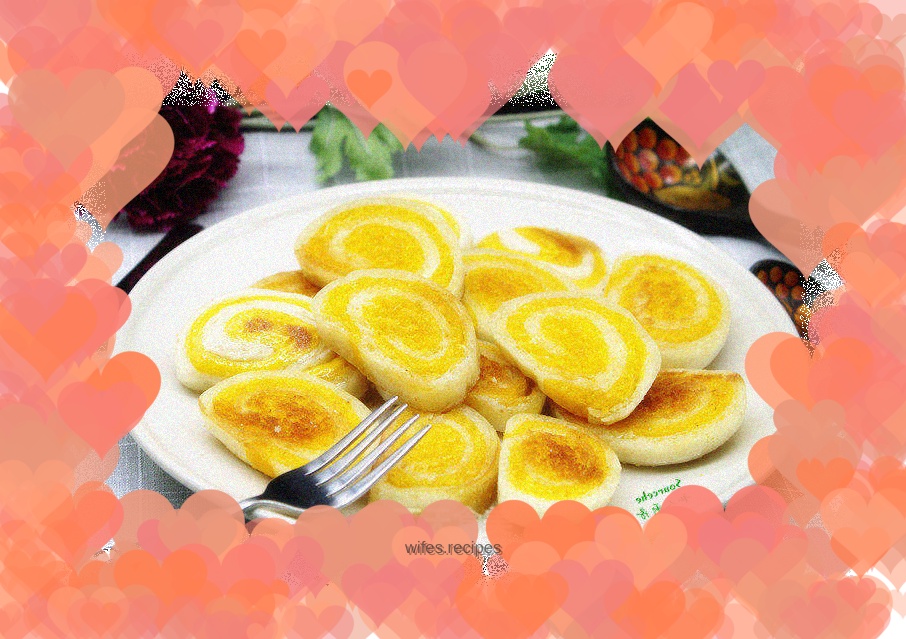 Pumpkin Steamed Bun Roll