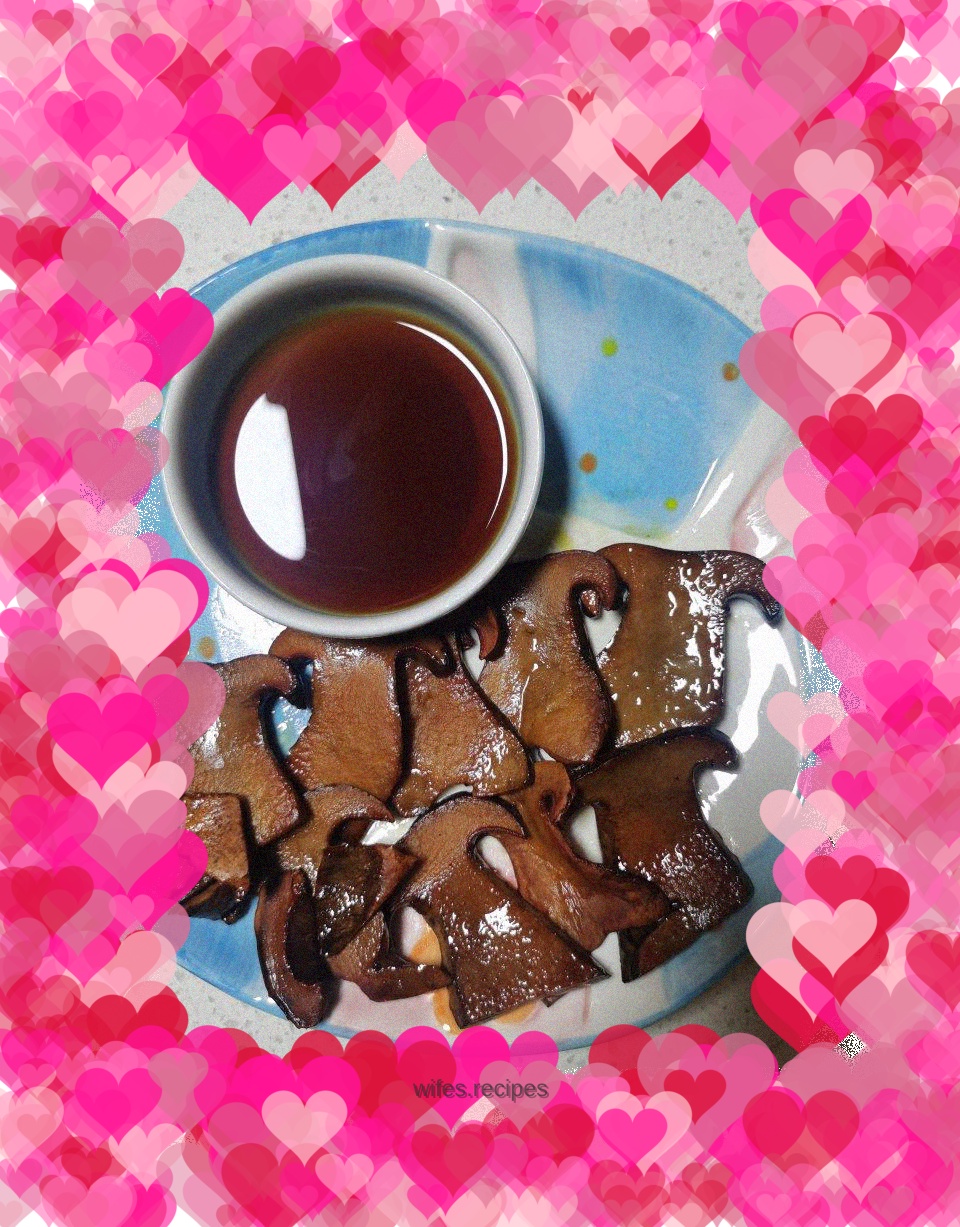 Pan-fried porcini mushrooms