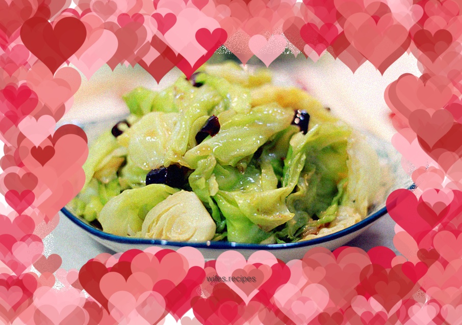 Hot and sour shredded cabbage