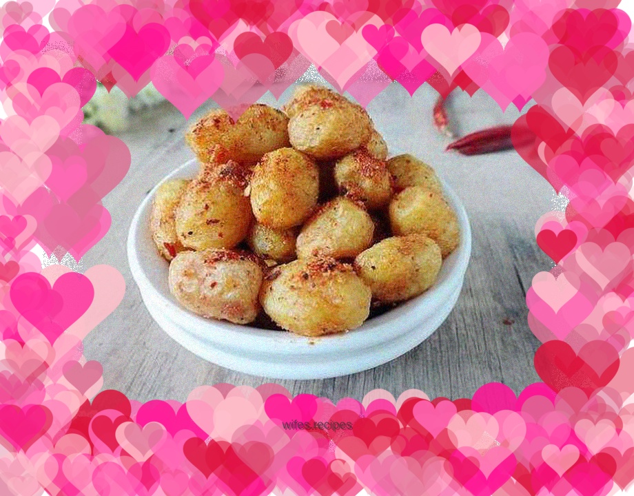 Salt and pepper baby potatoes