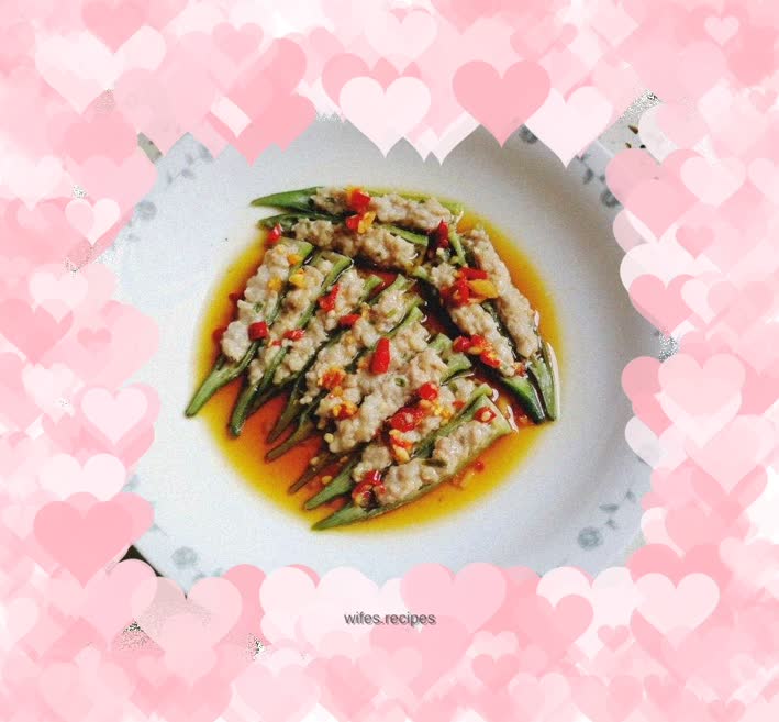 Steamed Pork Okra