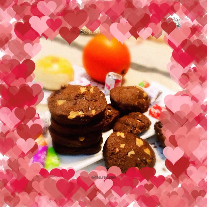 Walnut Chocolate Handmade Cookies