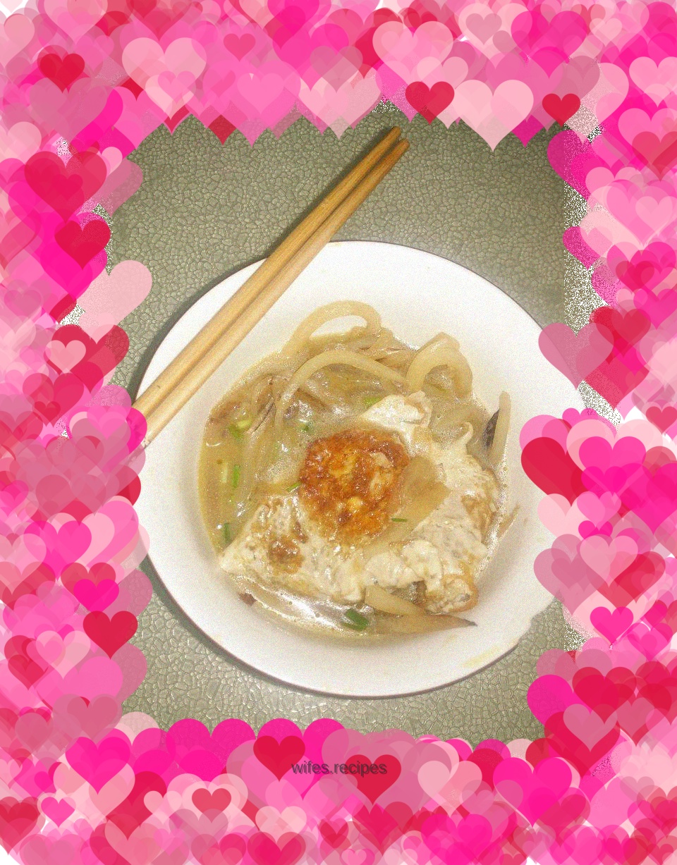 Poached egg and shredded radish soup (so fresh that your eyebrows will fall off)