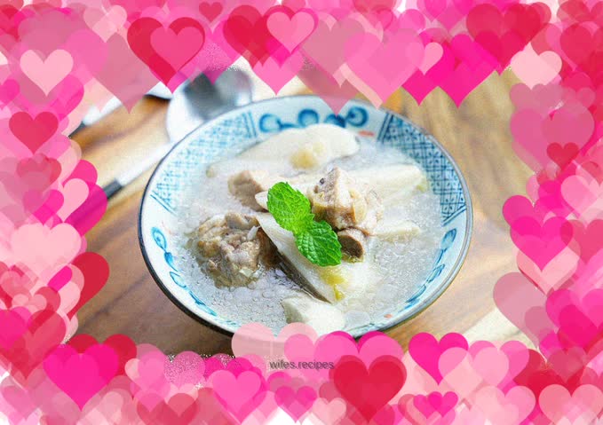 Taro pork ribs soup