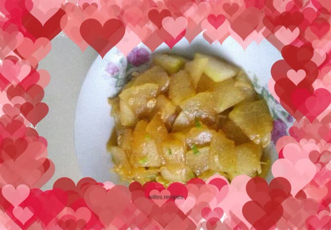 Braised shrimp skin with winter melon