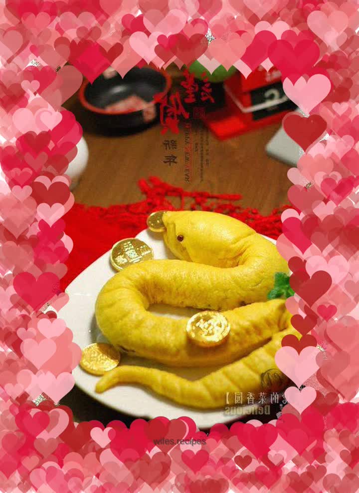 Snakes come and turn around, the staple food of the prosperous New Year dishes——[Golden Snake Makes Spring]