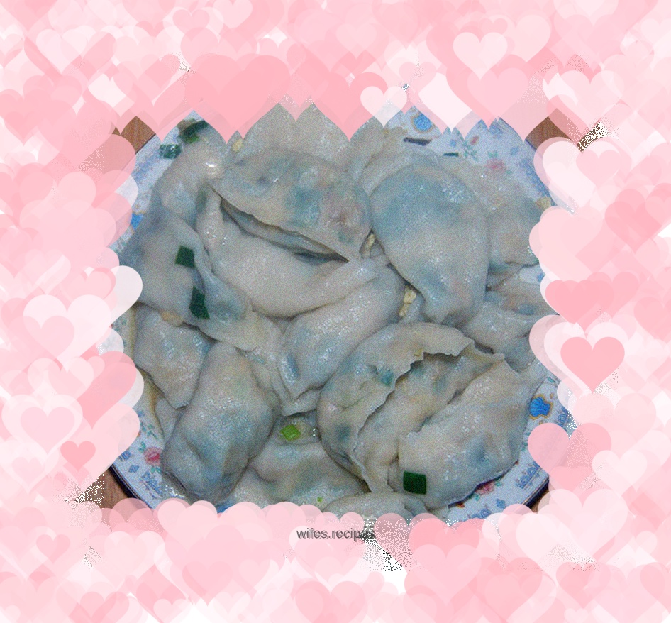 Dumplings stuffed with chives