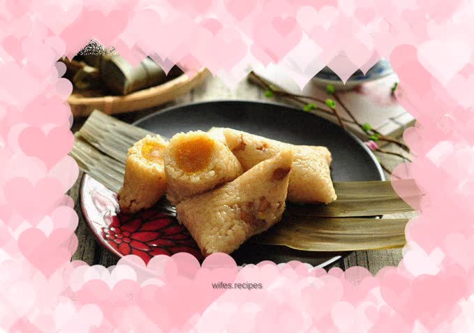 Teriyaki Chicken Legs and Egg Yolk Rice Dumplings