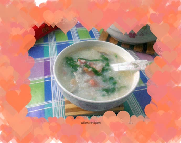Mushroom and Chicken Porridge
