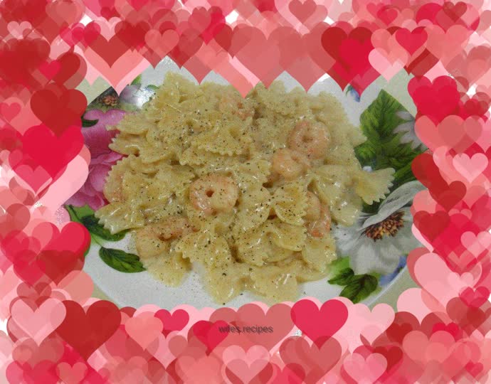 Shrimp Cream Pasta