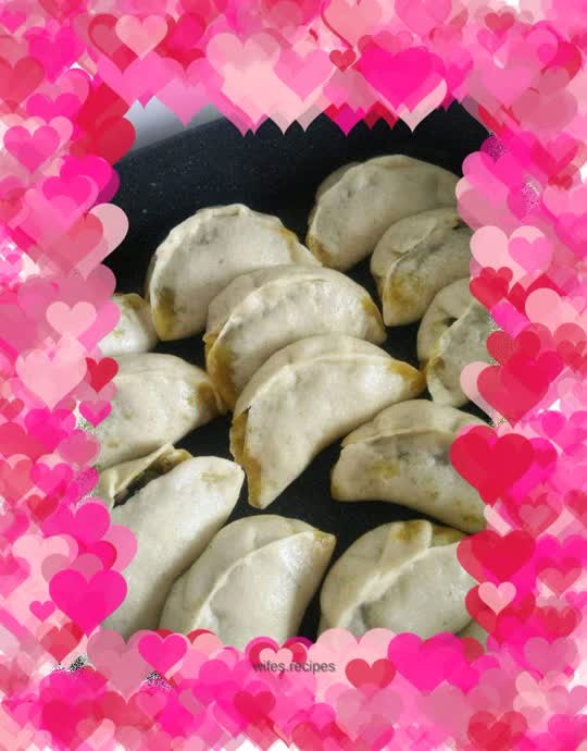 Fried cowpea vegetarian buns