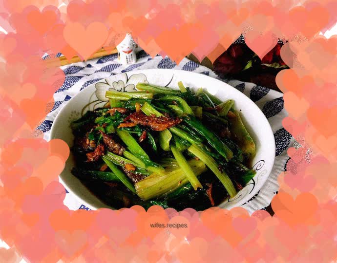 Dace with black bean sauce and lettuce