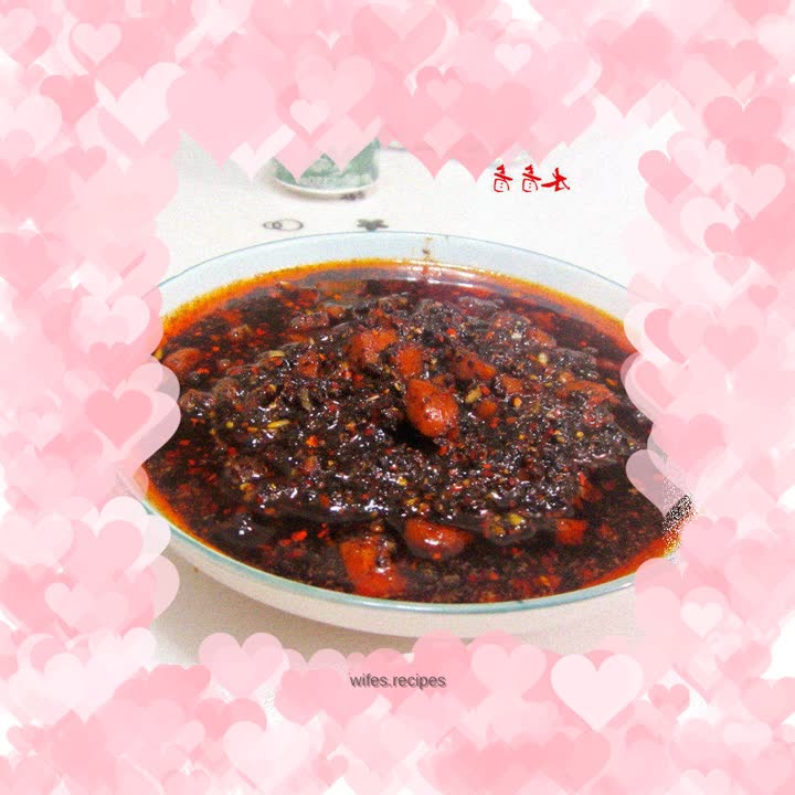 Ham garlic fried sauce