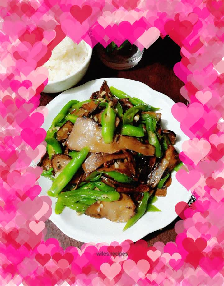 Stir-fried Porcini Mushrooms with Hangzhou Pepper