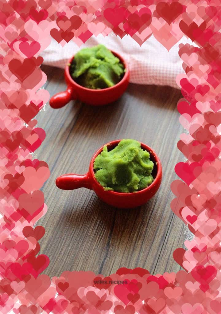 Homemade matcha filling