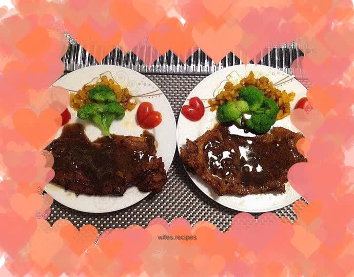 French black pepper steak