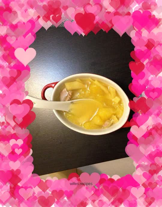 Orange stewed lean meat