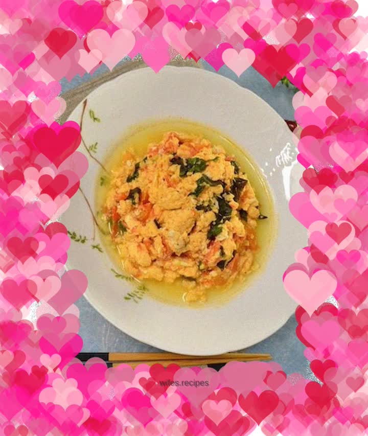 CoCoLc's private dish recipe--Italian Basil Tomato Scrambled Eggs