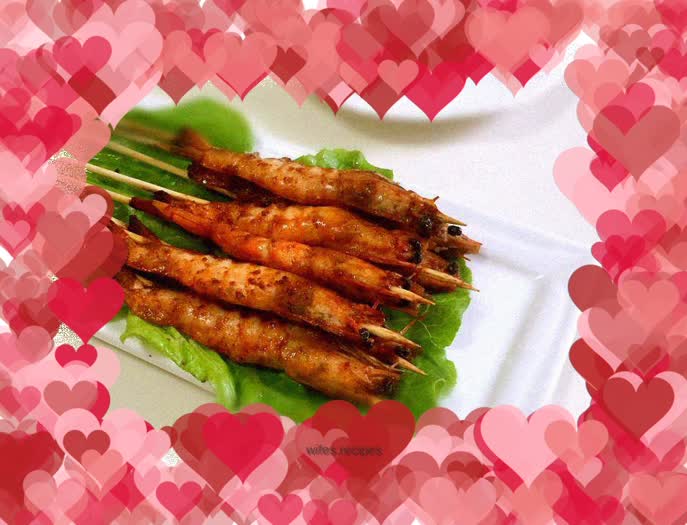 Grilled Whole Shrimp