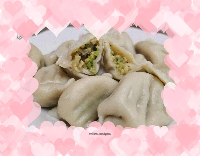 Pumpkin and pork dumplings