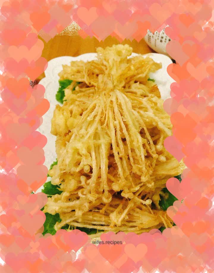 Crispy Enoki Mushrooms