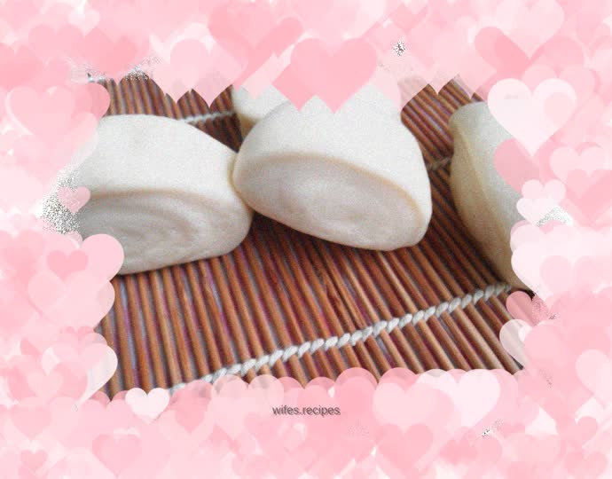 Evaporated milk white steamed buns