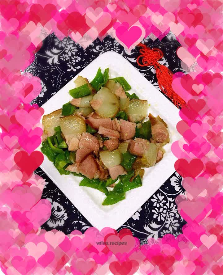 【Chongqing】Fried bacon with green pepper