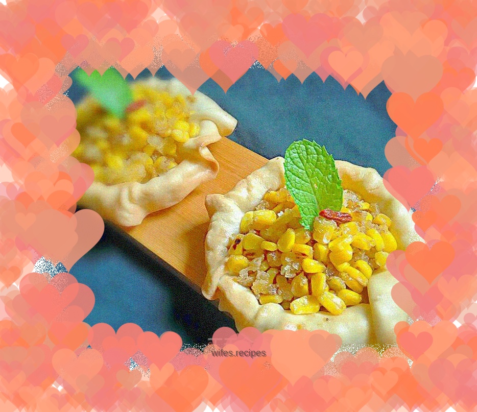 Stir-fried corn kernels with sugar