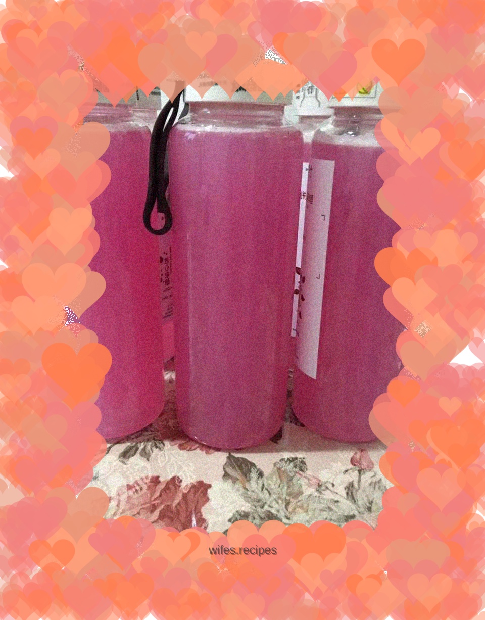 White Dragon Fruit Banana Fresh Brewed Enzyme