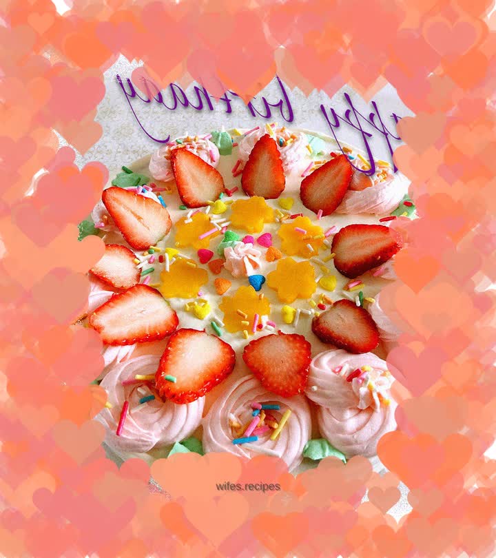 Strawberry Fruit Cake