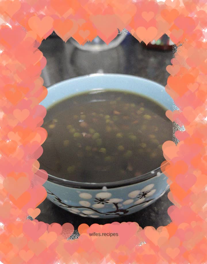 Three bean soup in the dog days of summer