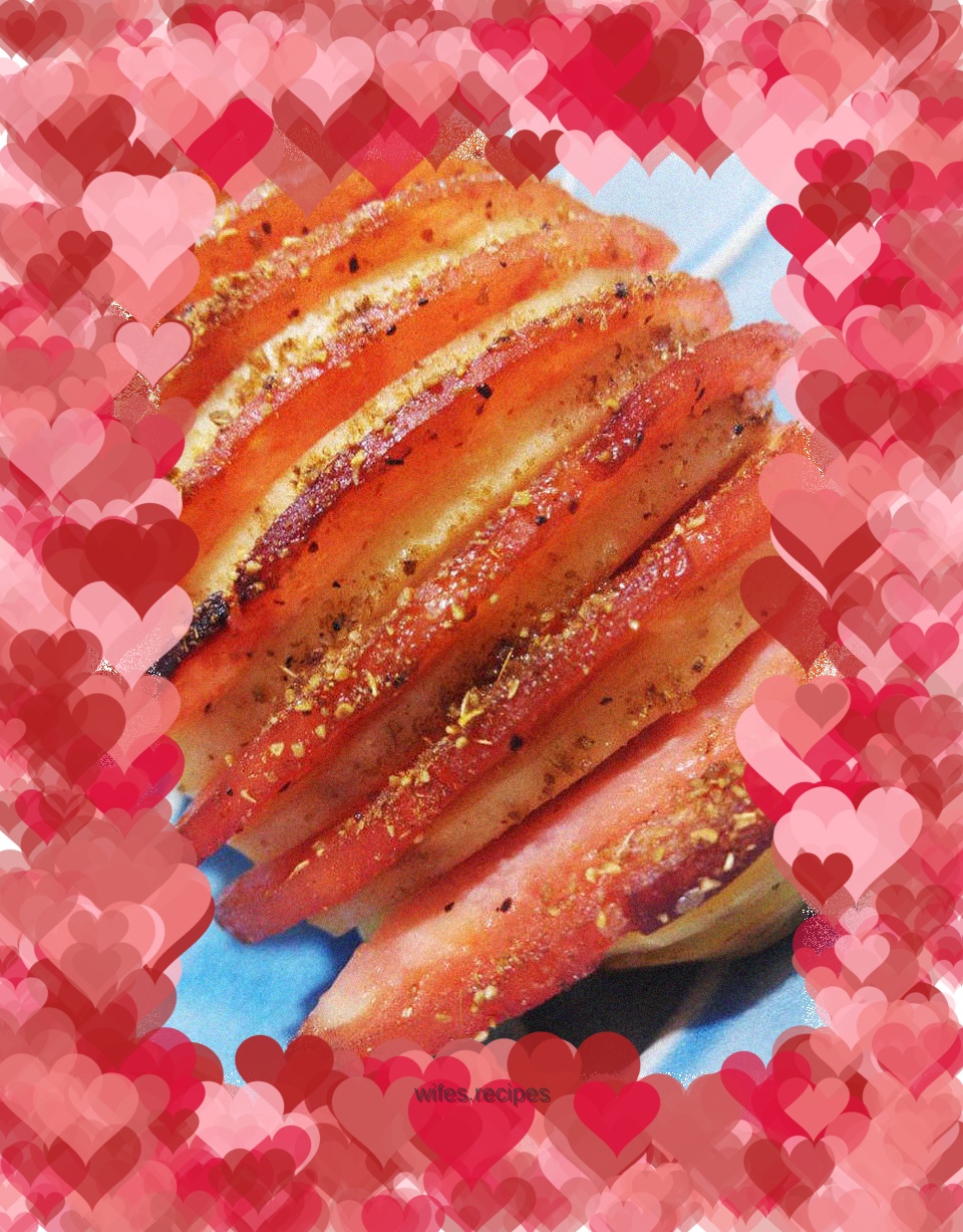 Two-flavored organ roasted potatoes – black pepper salad version