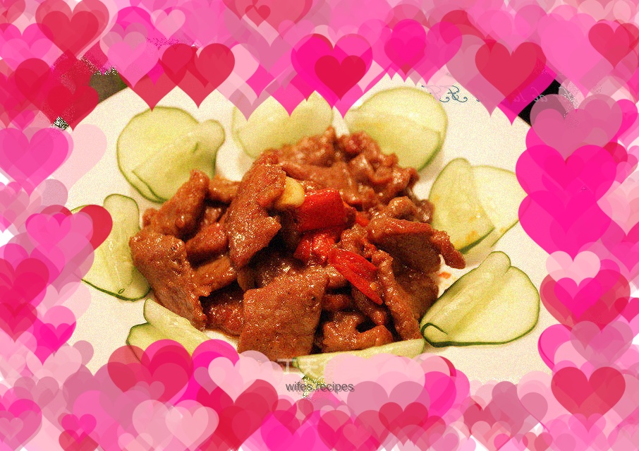 Sichuan style beef