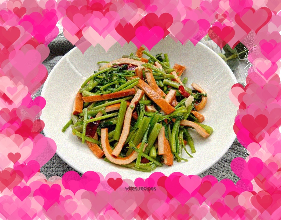 Stir-fried dried wild celery