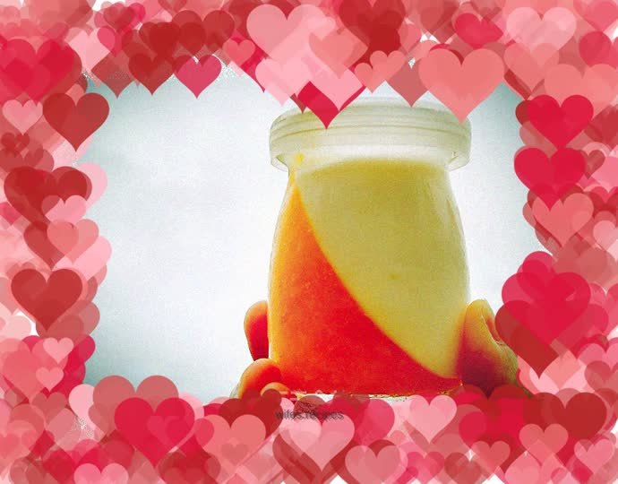 Mango pudding yogurt