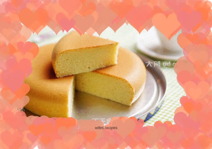 Rice cooker version of sponge cake