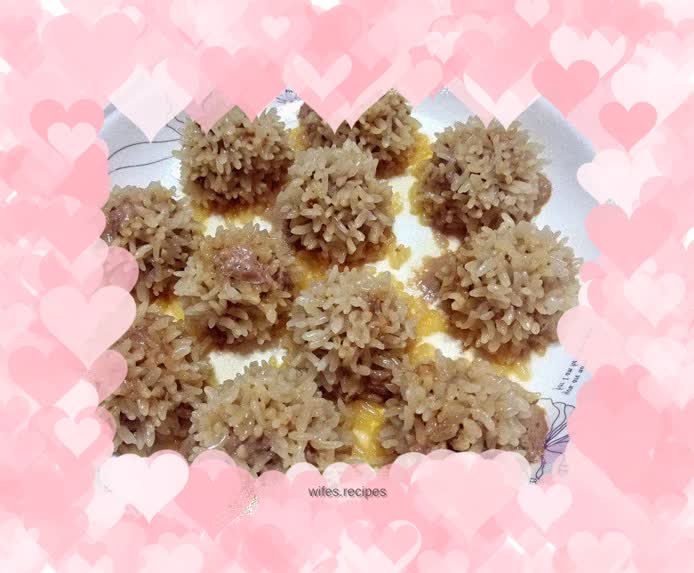 Golden Pearl Meatballs