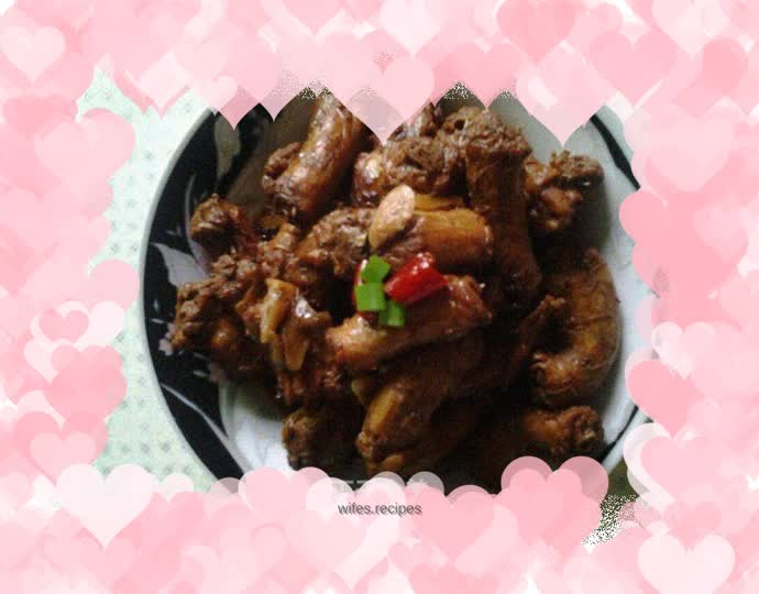 Braised chicken neck