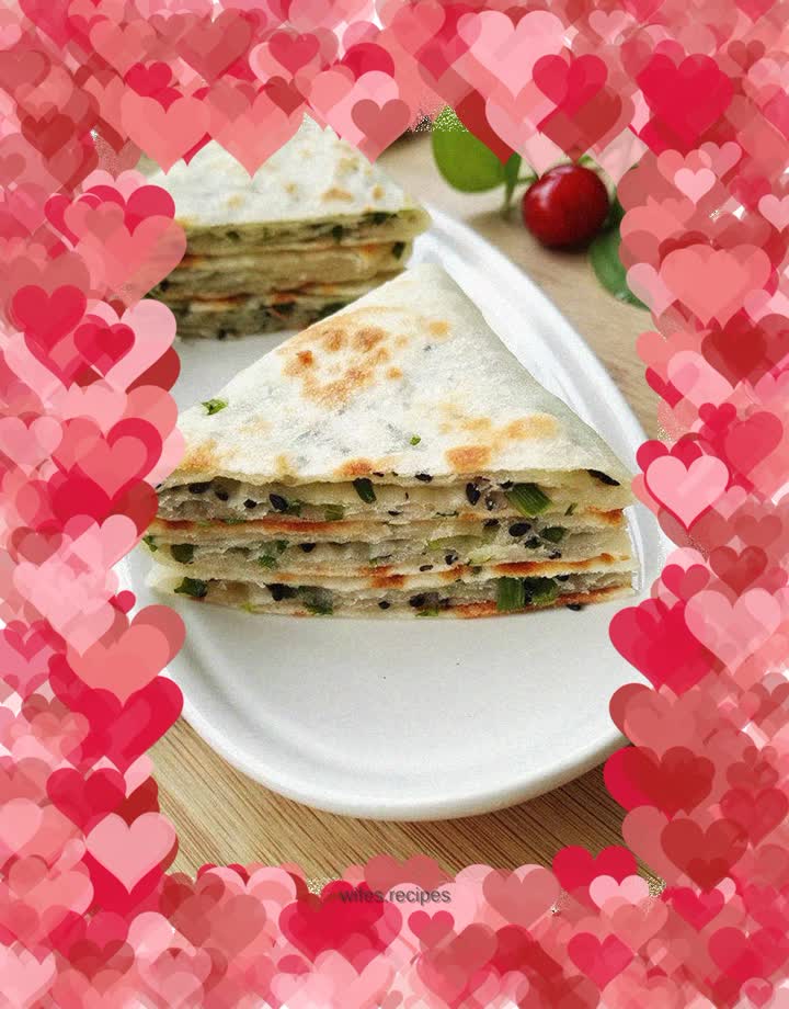 Green onion and sesame pancakes