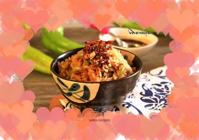 Add water to stir-fried beans