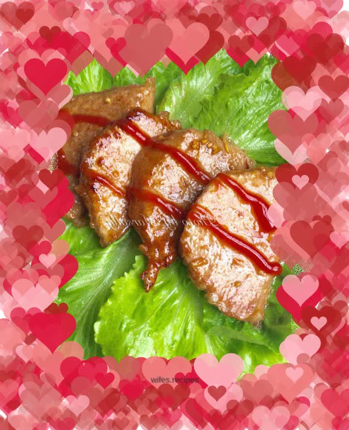 Pan-fried pork chop