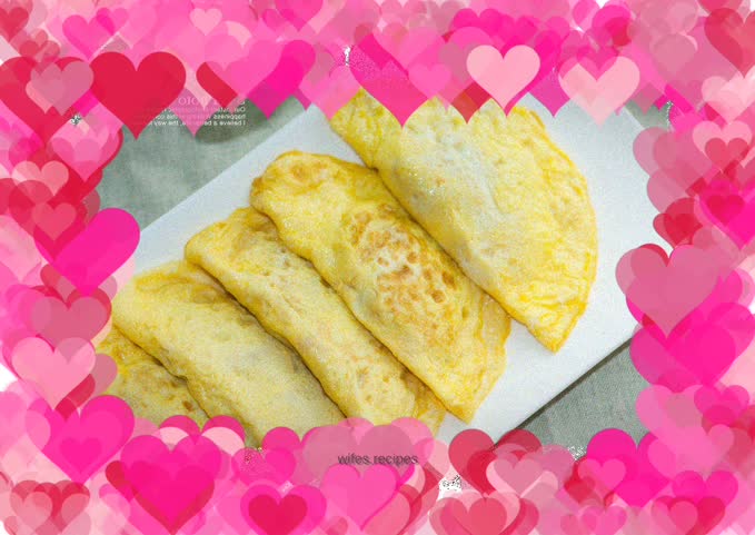 Homemade delicious egg dumplings