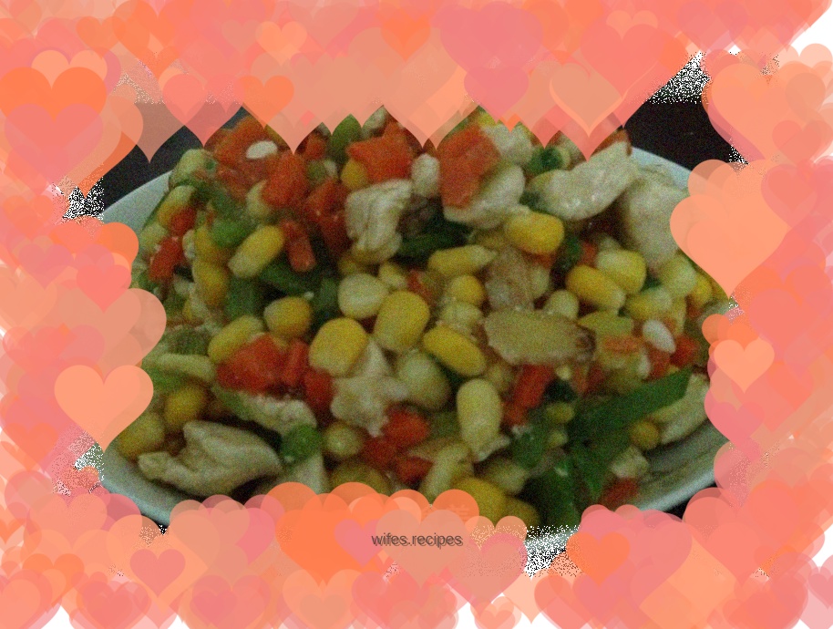 Whole grain braised chicken